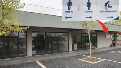 Kandıra Belediyesi, yeni Belediye Ek Hizmet Binası bünyesindeki ücretsiz tuvalet