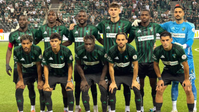 Kocaelispor, Süper Lig’in 4. haftasında sahasında Samsunspor’u Florian Aye’nin 27.