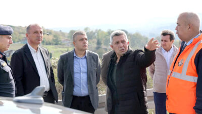 Kandıra-İzmit yolunun Sarıhocalar Cezaevi mevkisinde, Kandıra yönü kontrollü olarak trafiğe