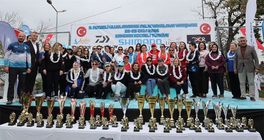 Kandıra’nın Kumcağız ve Cebeci plajlarında düzenlenen uluslararası sportif olta balıkçılığı
