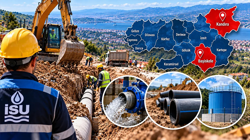 Kandıra ve Başiskele’nin muhtelif mahallelerinde yapılacak 19 bin 390 metrelik