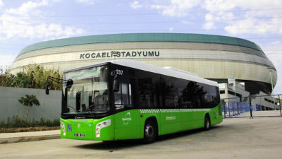 Kocaelispor-Çaykur Rizespor karşılaşması öncesinde stadyuma ulaşım için ek otobüs ve